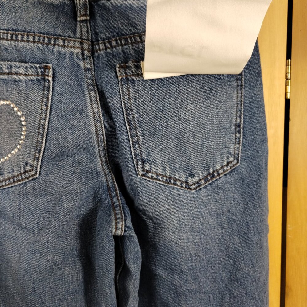 PTCL Laser Cut Heart Embellished Jeans Size 25 NWT - Picture 4 of 16